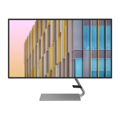 Lenovo 66A7GAC2UK Q27h-10 27 Inch QHD LED Backlit LCD Hub Monitor - Grey