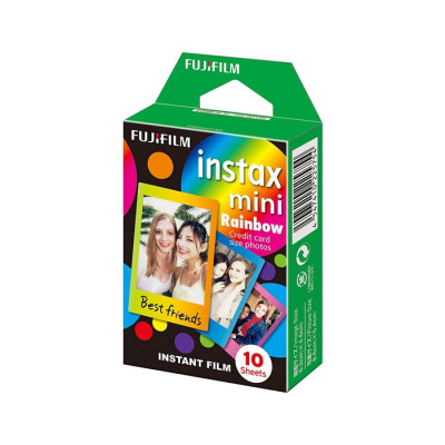 FujiFilm Instax Mini Rainbow Instant Film Pack (10 SH)