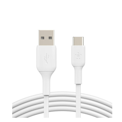 Belkin Boost Charge USB-A To USB-C Cable, 1Meter White CAB001bt1MWH