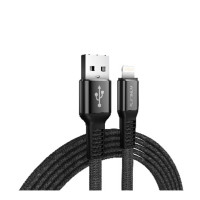 Platinum TOUGH Series Lightning Cable 2M 2.4A - Black P-CBTGHL2BK