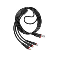 Platinum Tough Series Cable Type-c 2M 2.4A- Black