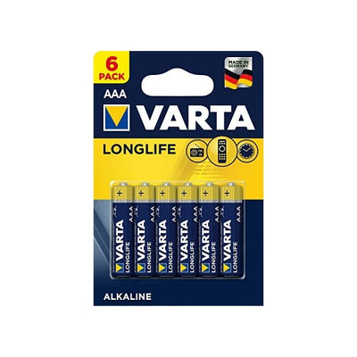Varta Longlife AAA Batteries (6pcs)