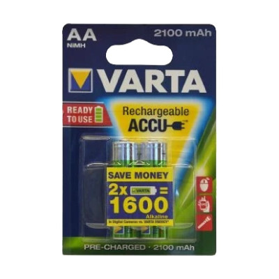 Varta Rechargeable Batterry Long Life AA 2100mAh BLI 1x2 56706101402