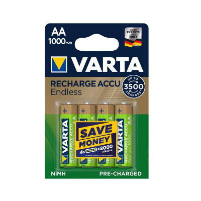 Varta Rechargeable Batterry AA 1000mAh BLI 1x4 _56666101404
