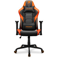 COUGAR Armor Elite Gaming Chair Orange, Premium PVC Leather