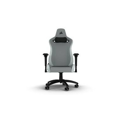 Corsair TC200 Fabric Gaming Chair – Light Gray/ White