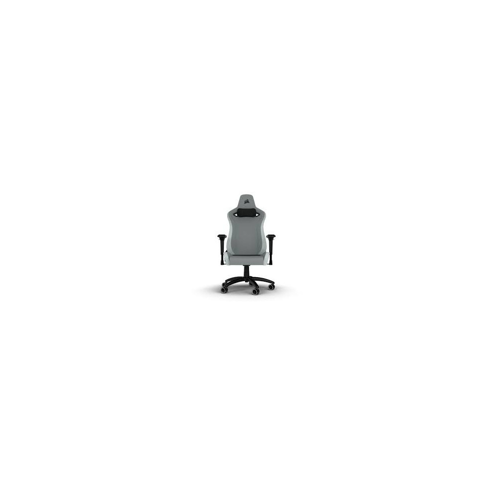 Corsair TC200 Fabric Gaming Chair – Light Gray/ White