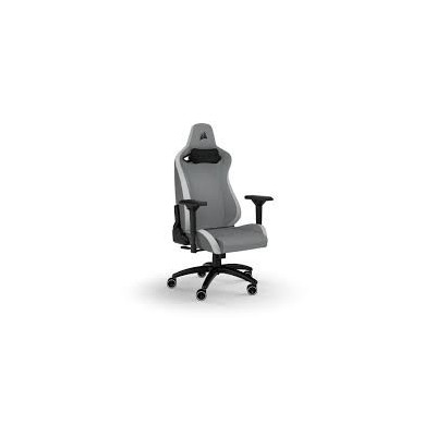 Corsair TC200 Fabric Gaming Chair – Light Gray/ White
