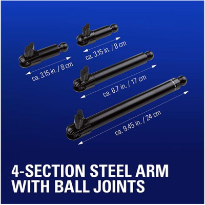 Corsair Elgato Flex Arm Kit_Compatible with All Elgato Multi Mount Accessories – Black
