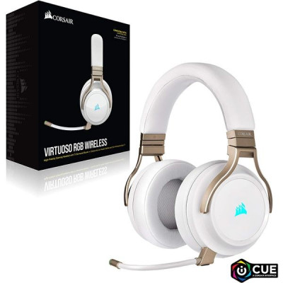 VIRTUOSO RGB WIRELESS High-Fidelity Gaming Headset — Pearl