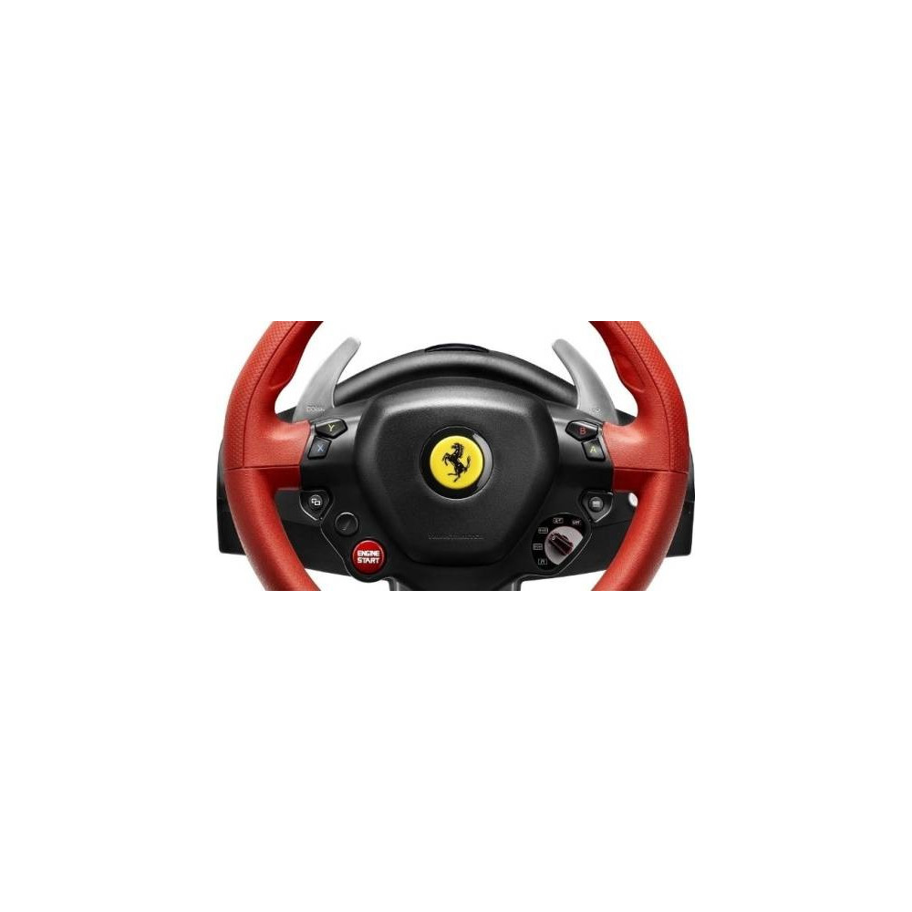 Thrustmaster Ferrari 458 Spider Racing Wheel, Kinect detection LED, Xbox One - Red