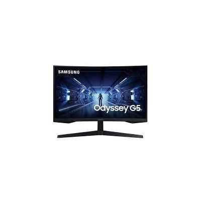 Samsung LC27G55TQBMXUE 27inch 144Hz G5 Odyssey Gaming 1000R Curved Screen Monitor - Black
