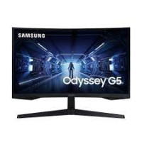 Samsung LC27G55TQBMXUE 27inch 144Hz G5 Odyssey Gaming 1000R Curved Screen Monitor - Black
