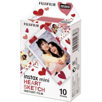 Fujifilm Instax Mini Film Heart Sketch
