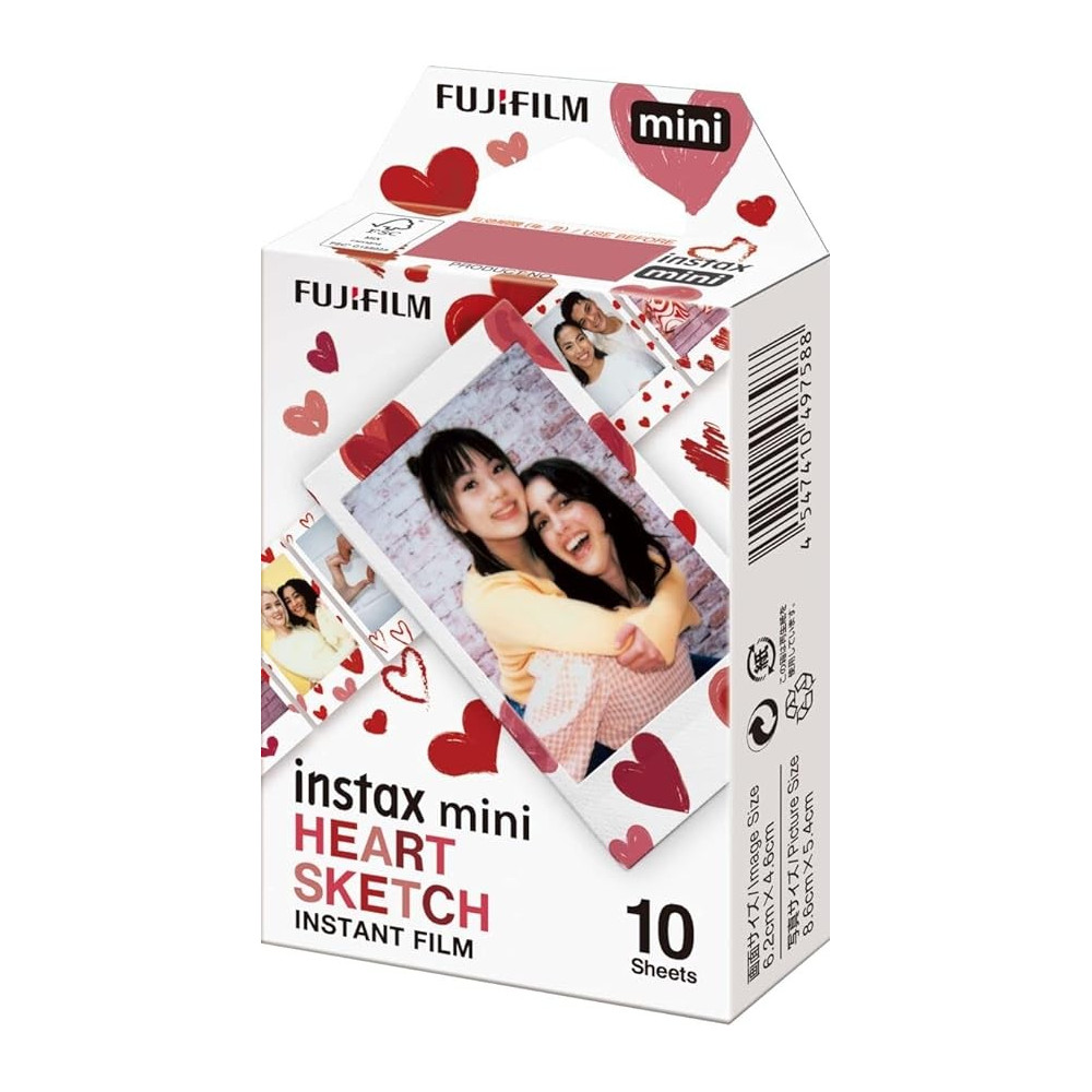 Fujifilm Instax Mini Film Heart Sketch