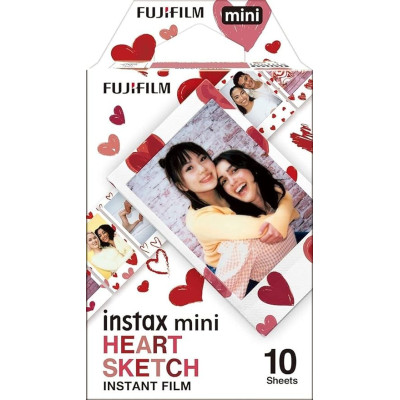 Fujifilm Instax Mini Film Heart Sketch