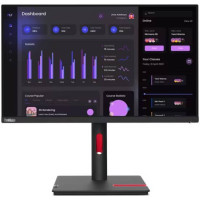 Lenovo ThinkVision 23.8″ T24i-30 Monitor| 60Hz FHD IPS Display with Eyesafe | 4ms Response Time | Black | 63CFMATXUK