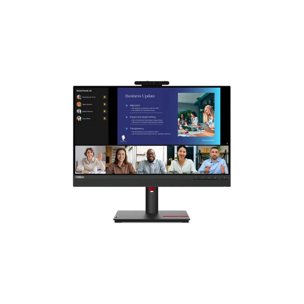 Lenovo ThinkVision T24v-30 Monitor | 23.8" IPS FHD Display | 75Hz Refresh Rate | Black | 63D8MAT3UK
