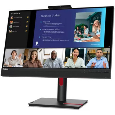 Lenovo ThinkVision T24v-30 Monitor | 23.8" IPS FHD Display | 75Hz Refresh Rate | Black | 63D8MAT3UK
