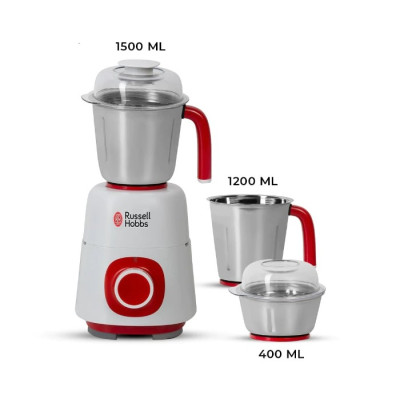 Russell Hobbs RH42504 Mixer Grinder Power with 3 Stainless Steel Jars