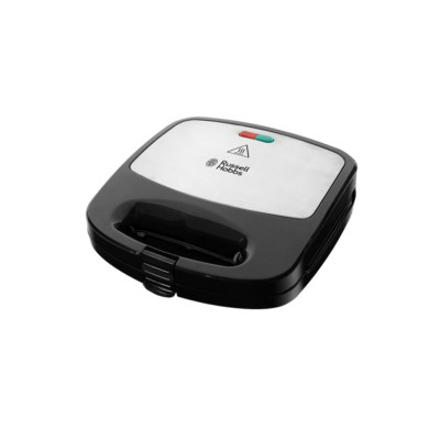 Russell Hobbs 3-in-1 Sandwich/Panini and Waffle Maker, 760 W, Black- 24540