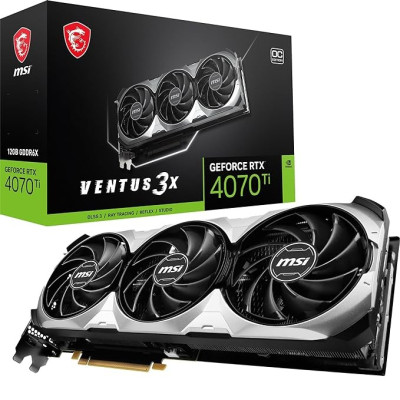 MSI Geforce RTX 4070 Ti Ventus 3X 12G Oc Gaming Graphics Card