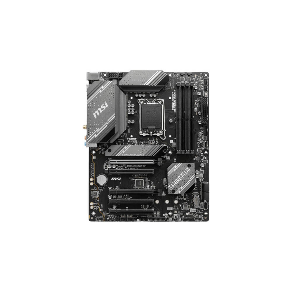 MSI B760 Gaming Plus WIFI DDR5 ATX Motherboard | LGA 1700 Socket | Intel B760 Chipset