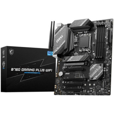 MSI B760 Gaming Plus WIFI DDR5 ATX Motherboard | LGA 1700 Socket | Intel B760 Chipset