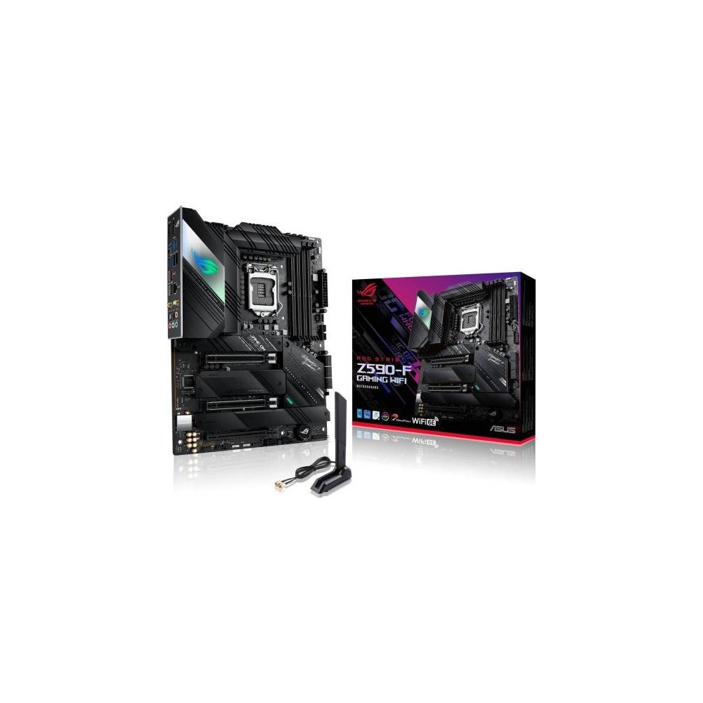 Asus ROG Strix Z590-F, 128GB DDR4, 4800 Bus Speed | PCI Express 4.0 x16 | Gaming WIFI Intel LGA 1200 ATX Motherboard