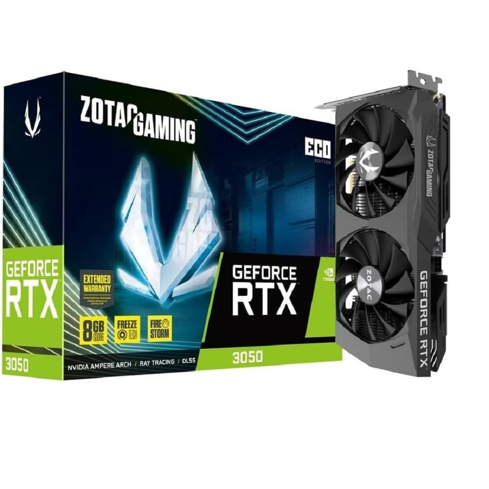 Zotac Gaming GeForce RTX 3050 Twin Edge OC 8GB GDDR6 Graphics Card