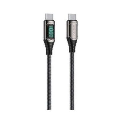 PLATINUM | Super Series Led Cable PD 100 Watt C-C 1.2M - Black | P-CBSUPCCBK