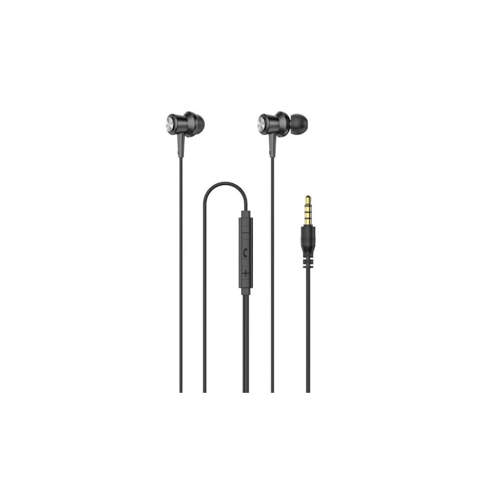 PLATINUM | Echo Series Metal Wired Earphone Black | P-EMWEPHBK