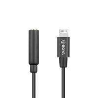 BOYA BY-K3 3.5mm TRRS Female to Lightning Adapter Cable