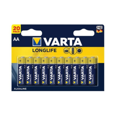Varta Battery LONGLIFE AA Alkaline ( 20 Pieces) - 4106101420