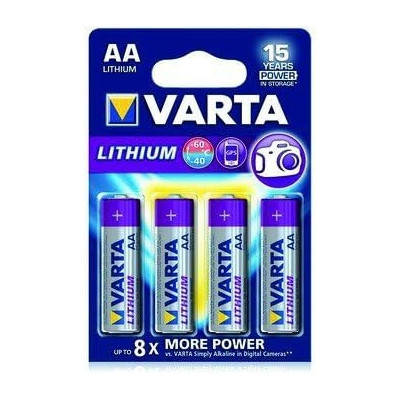 VARTA Pack of 10 Blister Packs of 4 "Professional Lithium" Batteries LR6 Mignon (AA)