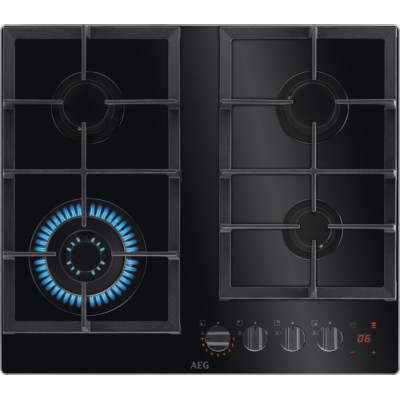 Aeg HKB64451NB Gas hob  black glass
