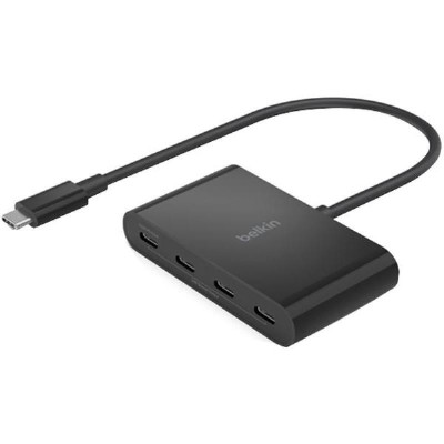 Belkin Connect USB-C To 4-Port USB-C HUB - Black