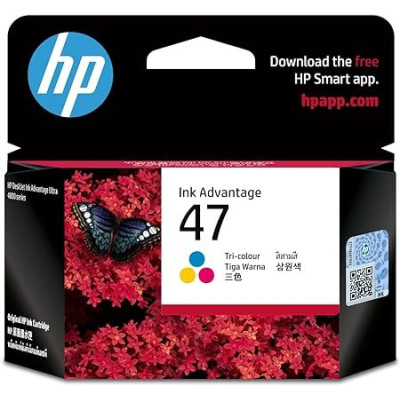 Hp 47 Tri-Color Original Ink Advantage Cartridge | 6Zd61Ae