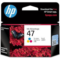 Hp 47 Tri-Color Original Ink Advantage Cartridge | 6Zd61Ae