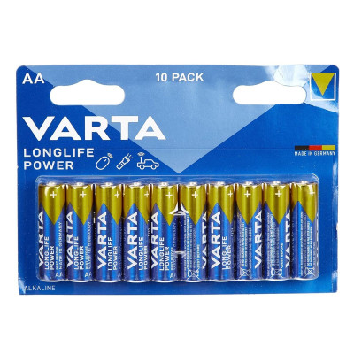 Varta Long Life Power 10 AAA Value Pack Plastic Free-4903121481