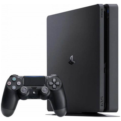 Sony PlayStation PS4 Slim 500GB 2216A F-Chassis Console - Jet Black