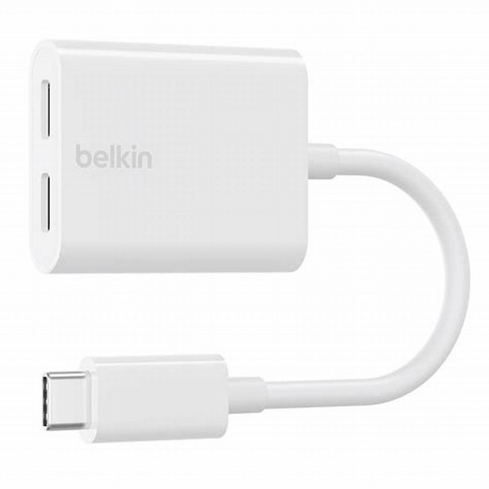 Belkin CONNECT USB-C Audio + Charge Adapter_White