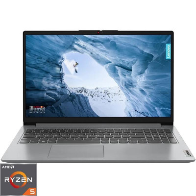 Lenovo IdeaPad 1 15AMN7 Laptop,15.6", AMD Ryzen 5, 16 GB RAM, 512 GB PCIe NVMe M.2 SSD, Windows 11