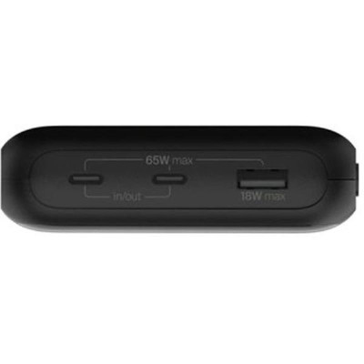 Belkin Power Bank 20000 Mah 3-Port Wired For Laptop - Black, BPB020btBK