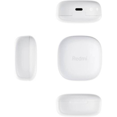 Xiaomi Redmi Buds 6 Play, Lightweight, Compact, White