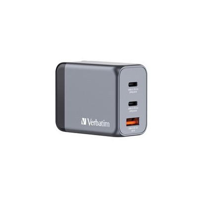 Verbatim 65W 3-Port GaN Wall Charger, 32201
