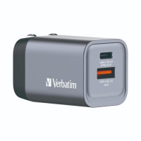 Verbatim USB Wall Charger 2-Port 35W GaN Charger, 32200