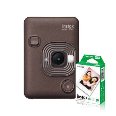 FujiFilm Instax Mini LiPlay Hybrid Instant Camera - Deep Bronze