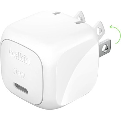 Belkin Boostcharge Compact USB-C Charger 20W , WCA009myWH