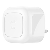 Belkin Wall Charger 30W Pps USB-C (UK Plug), white, WCA008myWH